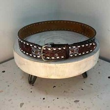 Tony Lama  Robin  Leather Floral Tooled Belt