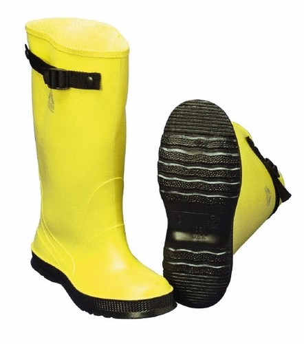 Dunlop 8805010 17 in. Yellow Overboots Waterproof Slicker Size 10