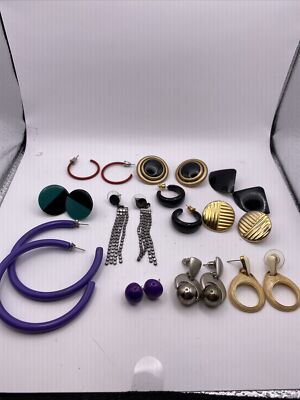 Earrings Pierced Earrings assorted Lot 11 Pairs B6A-B
