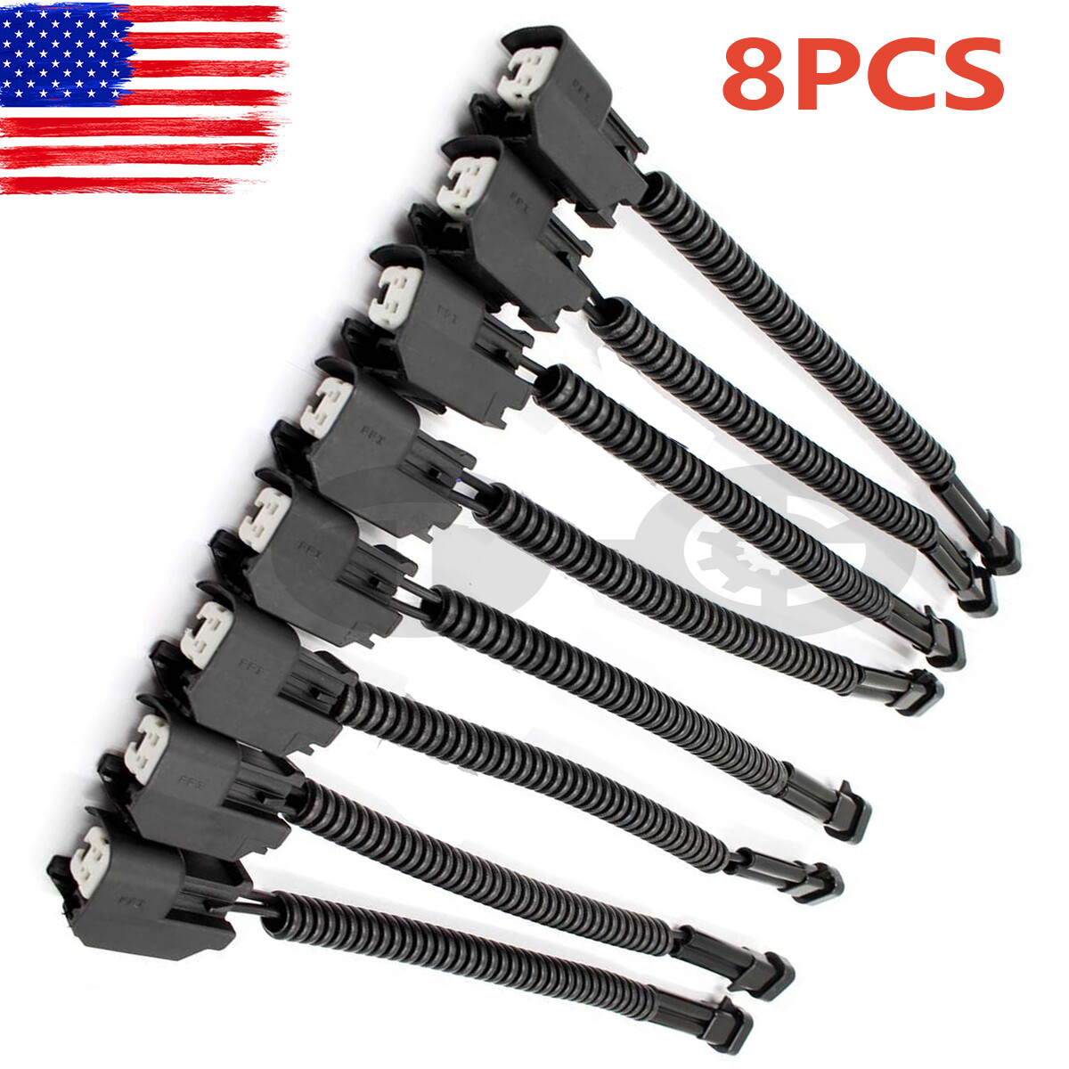 Injector Adapters LQ4 LQ9 4.8 5.3 6.0 Wire Harness to LS2 LS3 LS7 EV6