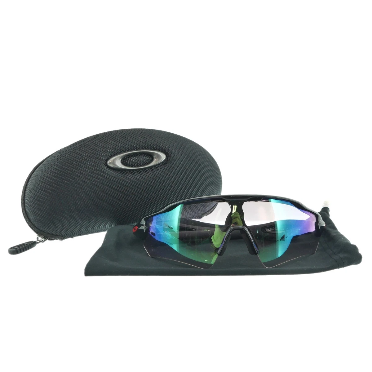 Authentic OAKLEY Radar EV Sunglass Black Purple Lens OO9275 06 f11331