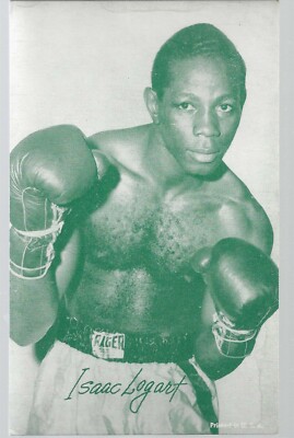Issac Legart 1947-63 Exhibit Card Boxing Trading Card