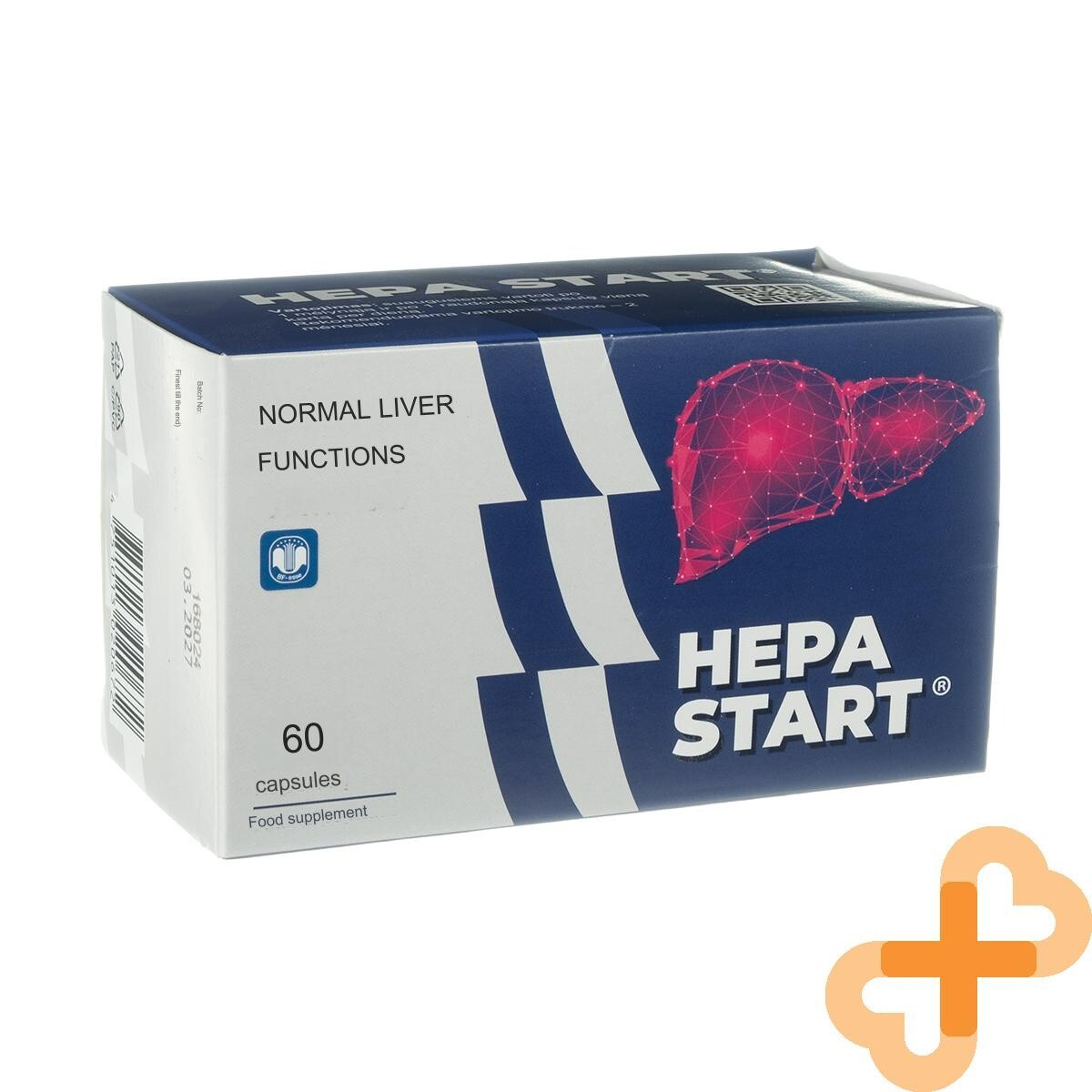 HEPA START 60 Capsules Liver Function Health Food Supplement Vitamin D Choline