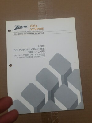 1984 Heathkit Z-319 Bit-Mapped Graphics Video Card Manual for the Z-150