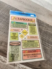 Creative Imaginations - Scrapbook Epoxy Stickers Crop Party Cropping NEW #29