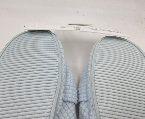Chaussons femme Charter Club texturés nœud L 9-10US bleu cristallin à enfiler - Photo 11/15