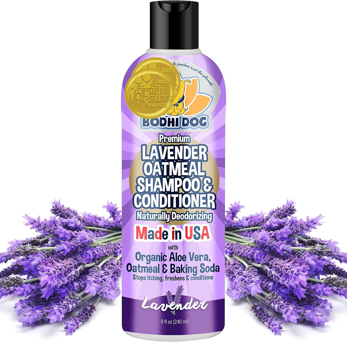 Champu Y Acondicionador Para Perros Con Avena Y Lavanda Organica