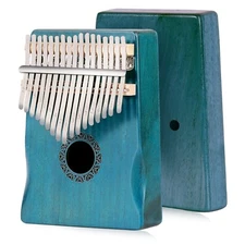 Kalimba 17 Key Thumb Piano with Mahogany Wood Portable Mbira Finger Piano Gifts