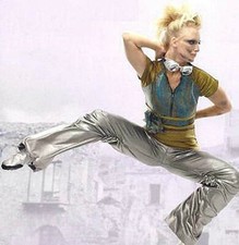 Adult Medium Zombie Jazz Tap Dance Costume Metallic Hip Hop