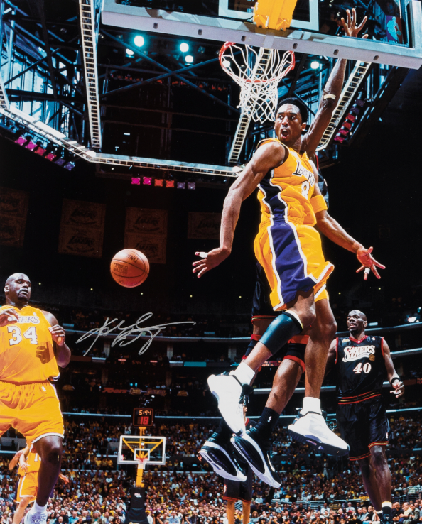Kobe Bryant Autographed 8x10 Photo Shaq Pass Lakers Signed Reprint