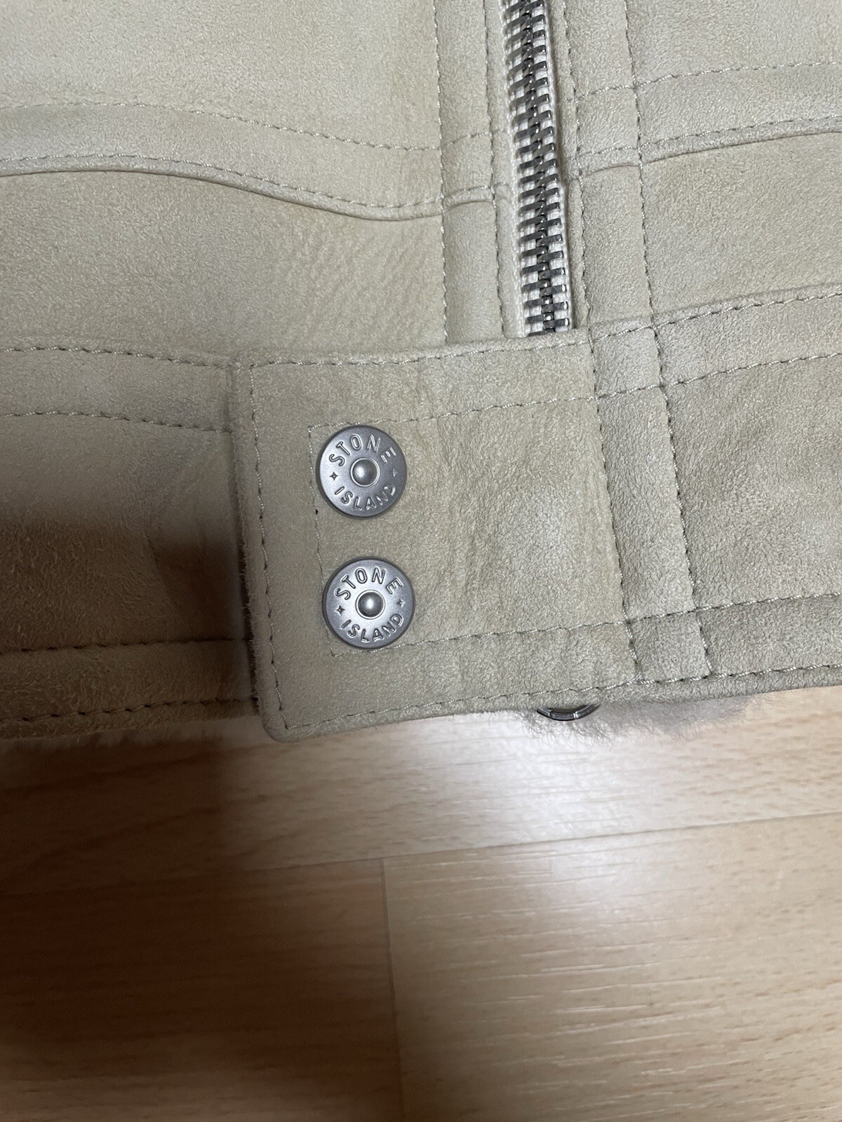 Stone Island Shearling Jacket Size XL image 3
