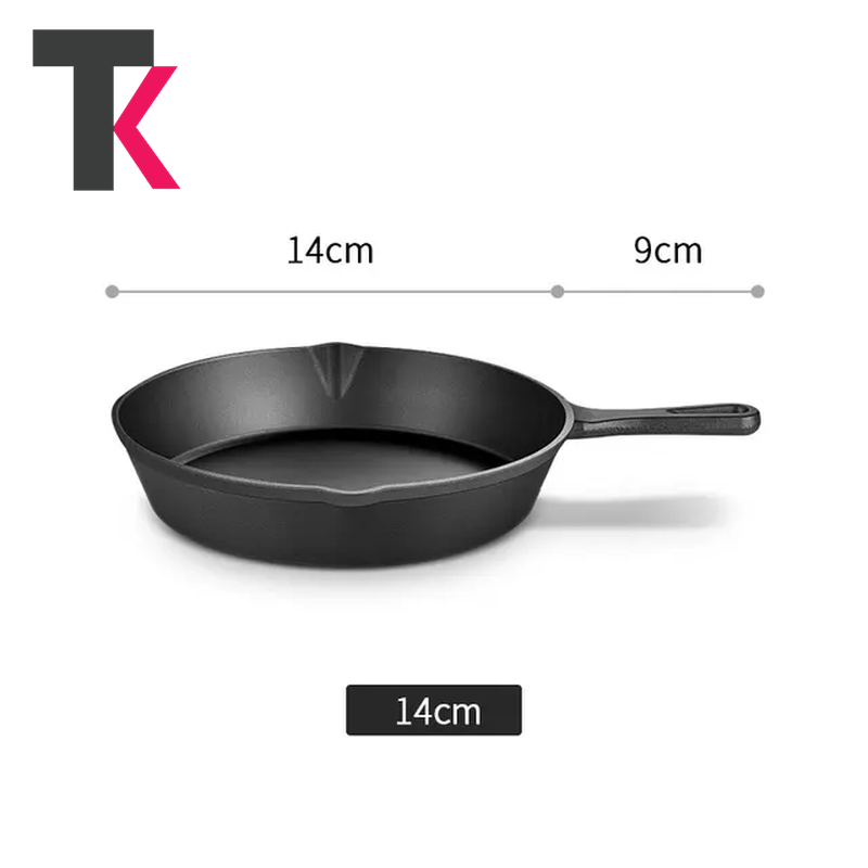 Heavy NonStick Frying Pan Cast Iron Skillet Oven Safe Grill Cookware Home eBay