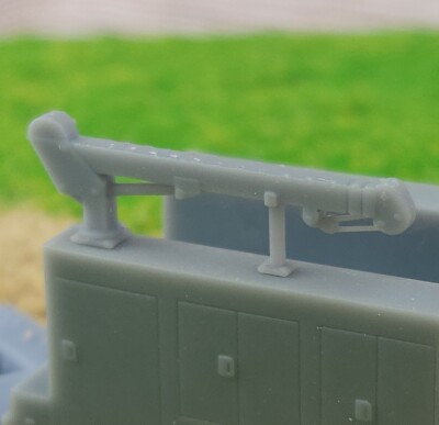 1:87 HO Scale 3D Printed Truck Utility Body Crane Stationary Diorama