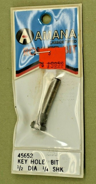 Amana 45652 Carbide Tipped Keyhole 1 2 D X 3 8 Ch X 1 4 Shank
