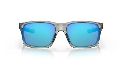 NEW* Oakley MAINLINK XL Grey ink Clear PRIZM Sapphire Blue