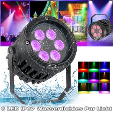 90W Wasserdicht IP67 6 LED RGB PAR Bühnenlicht Outdoor Show Disco Wedding Party