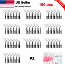 1-100pcs Dental Ultrasonic Scaler Perio Tips P3 Fit for EMS WOODPECKER Handpiece