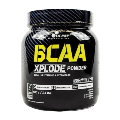 Olimp BCAA Xplode Pulver,  500g Dose Aminos mit Energie Sport Fitness Training