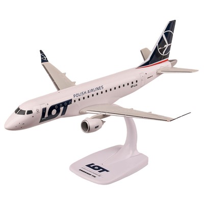 PPC Air LOT Polish Airlines Embraer ERJ-175 SP-LIA Desk 1/100 AV Model Airplane