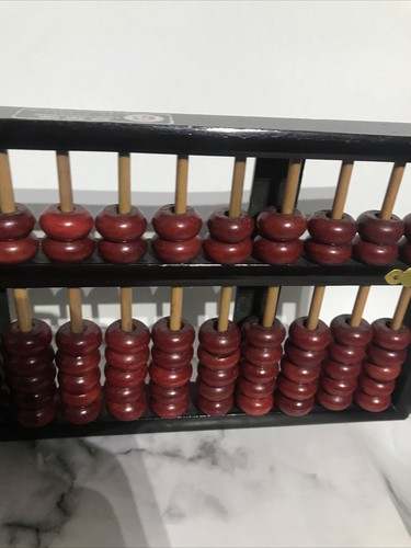 Vintage LOTUS FLOWER BRAND 91 Bead ABACUS Made In The People’s Republic Of China - Picture 5 of 12