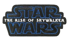 Star Wars Rise of Skywalker Name Logo 3.5" Wide Embroidered Iron on Patch