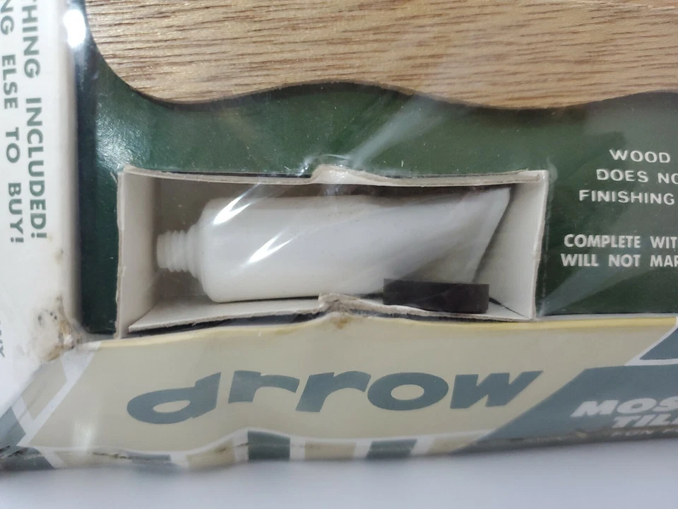 Rare 1962 Vintage Arrow Mosaic Tile Handicraft Kit NEW OLD STOCK  - Image 4 of 4