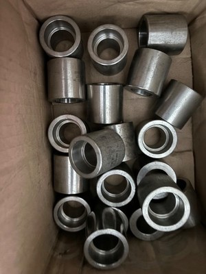 5  Pcs Lot Socket Weld Pipe Half Coupling 316L Stainless Steel 3000LBS 1 