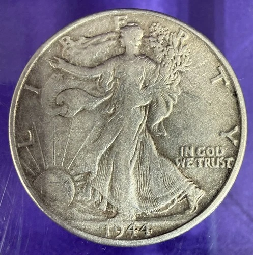 1944 S Walking Liberty Half Dollar United States Silver Coin