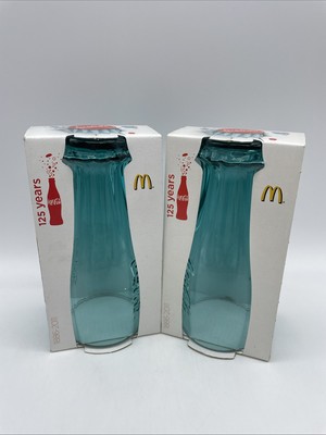 McDonald's Sammelglas 2x blau von 2010 ''125 Years'' Neu und OVP