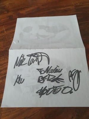 Sammelauflösung Backstreetboys Original Autogramme Unterschriften Selten 90er