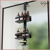 Duschablage Ohne Bohren Schwarz C, Badezimmer Organizer Duschregal Edelstahl