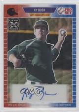 2021 Leaf Pro Set Metal 1989 Red White & Blue Wave /4 Ky Bush #PA-KB1 Auto 4z8