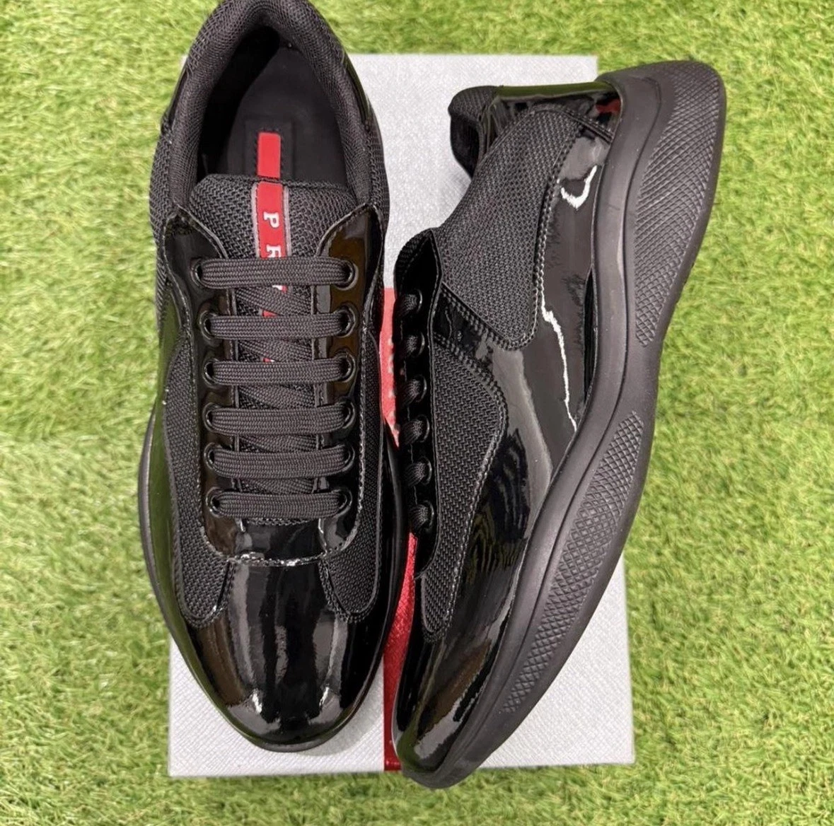 prada 12aw ラバーソール PRADA 12AW ラバーソール 黒/赤