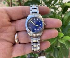 Orologio da polso vintage donna BMW auto corsa quarzo acciaio inox batteria nuova