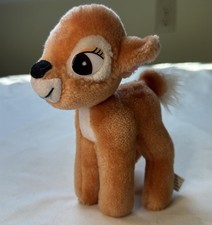 Vintage Walt Disney Productions Bambi Deer Plush Stuffed Animal 7"