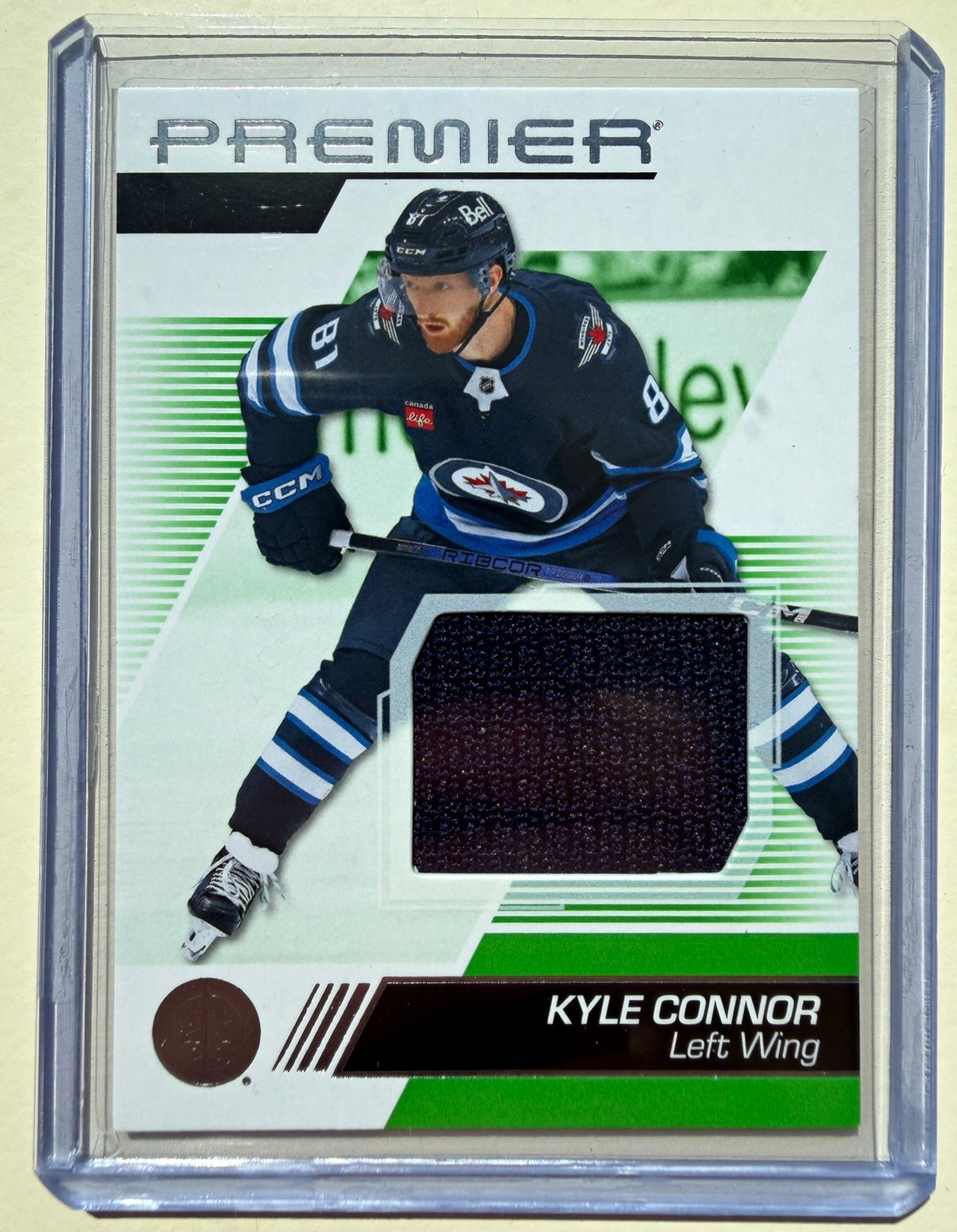 Upper Deck 2025-26 Premier Kyle Connor Jersey Memorabilia #79 Jets