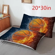 Basketball Pillowcase Throw Pillow Case Cover Sports Themed Bedroom Decoration