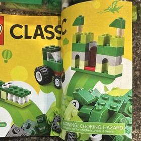 LEGO Classic: Building Set (10708) w/ Mixed Green Bricks & Instruction Manual