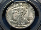 1918-D 50C Walking Liberty Half Dollar AU-58 PCGS/CAC Better Date Strong Strike!