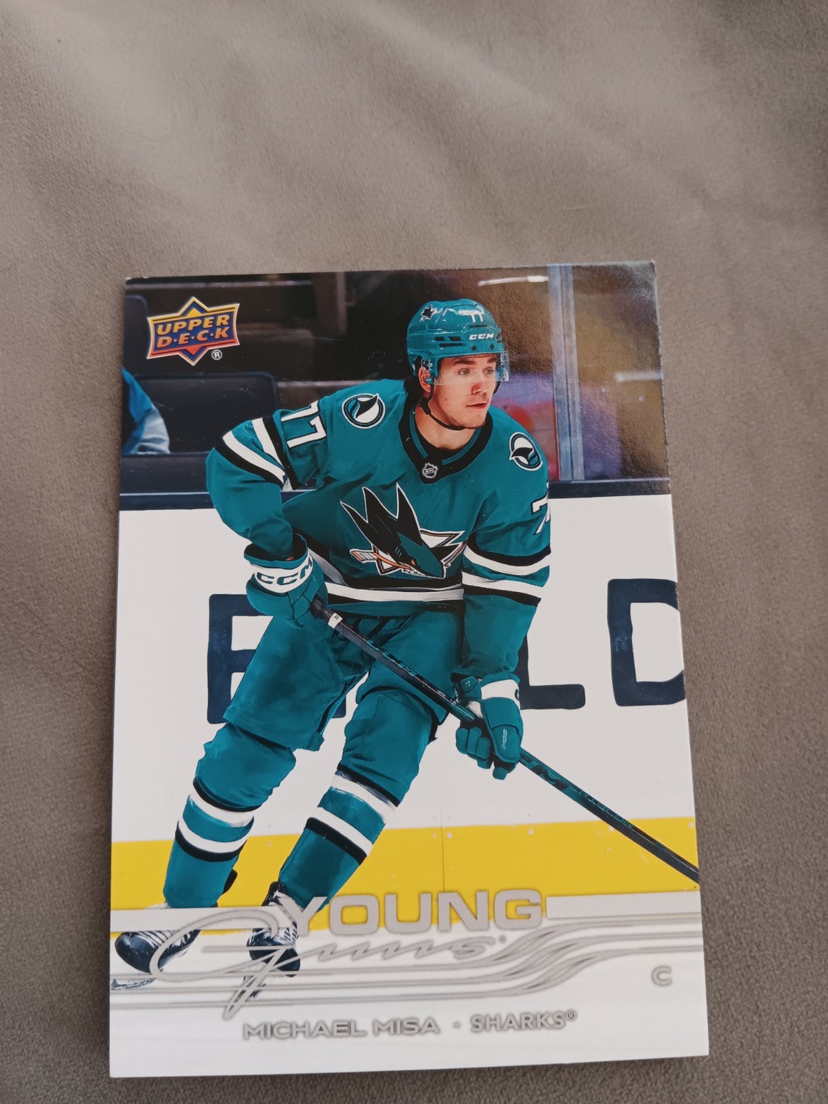 2025-26 Upper Deck Series 2 - Young Guns Michael Misa #487 Jumbo Rookie Card