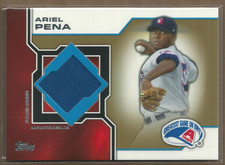2013 Topps Pro Debut Minor League Materials Gold #AP Ariel Pena Jersey /50  BB