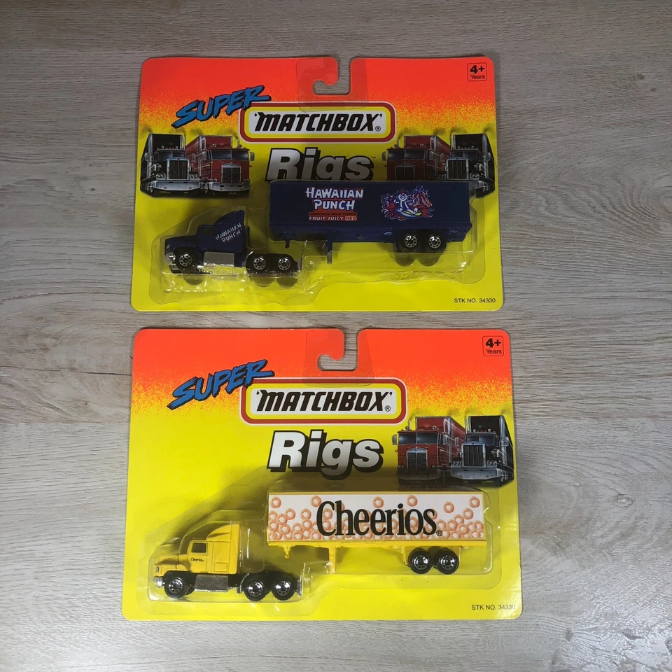 RARE Lot of 12 MATCHBOX SUPER RIGS Semi Trucks Diecast Assorted Advertising NEW! - Image 4 of 4