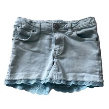 Cat  Jack Girls Denim Shorts - Light Wash, Size Medium