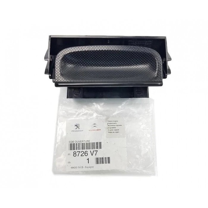 Poignée de coffre pour Citroën C4 replacement hayon noir plastique renforcé 8726V7