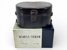 Étui Rigide En Cuir Mamiya Pour RZ67 / RB67 / M645 (Made In Japan)