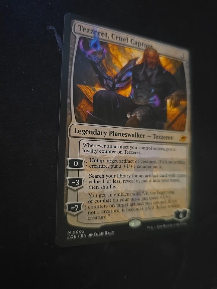 x1x  Tezzeret, Cruel Captain MTG edge of eternities - Image 2 of 4