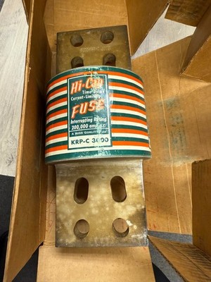 KRP-C-3000 Bussmann Fuse Time-Delay Current-Limiting New Old Stock