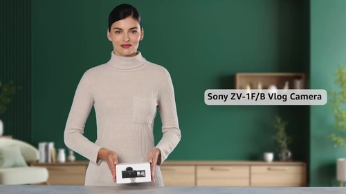 Sony ZV-1F 20.1MP Vlogging Digital 4K Compact Video Camera Black New - Video 1 of 1