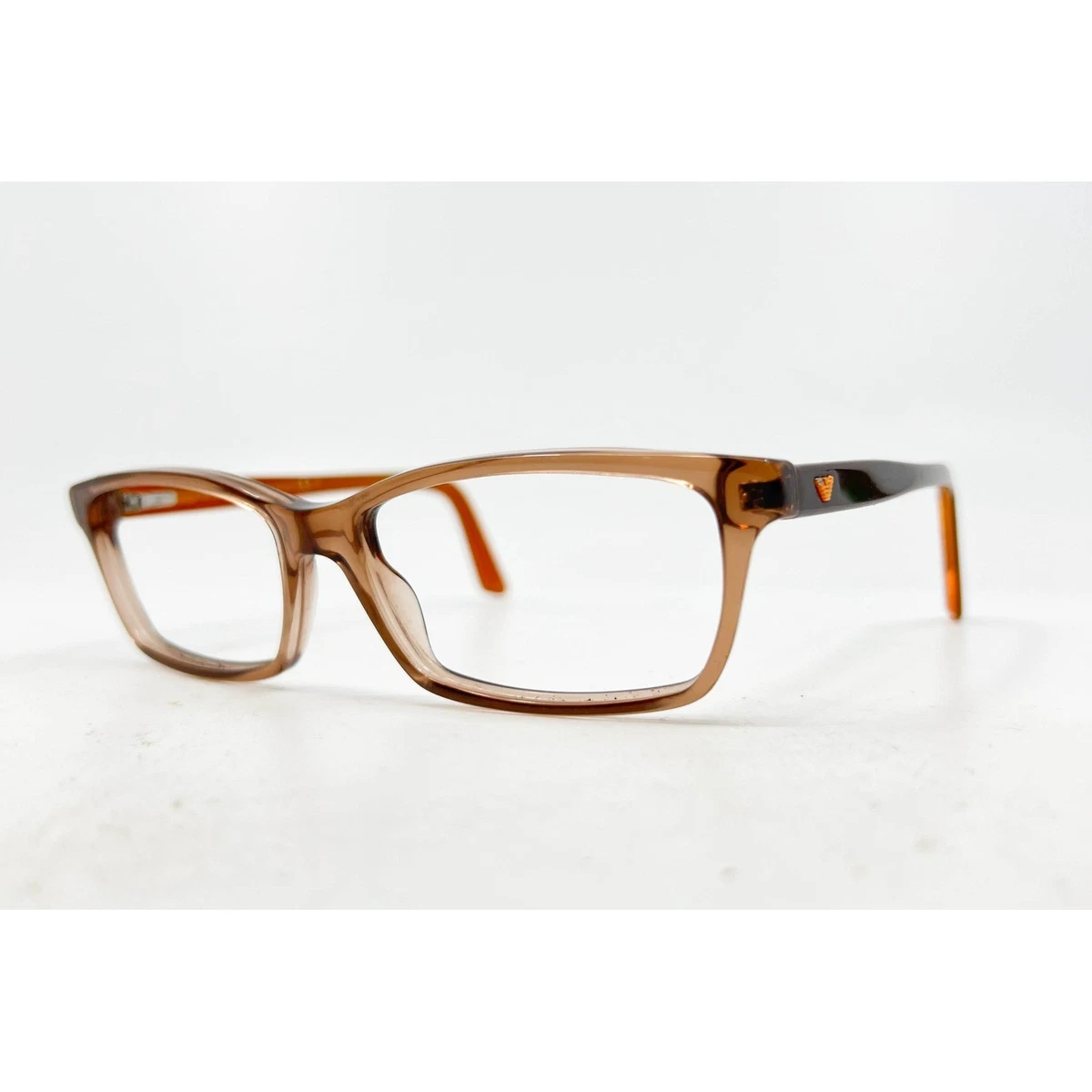 Emporio Armani Brown Plastic Eyeglass Frames | eBay