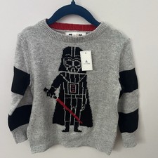 Baby Gap Star Wars Darth Vader Toddler Boys 2 Years Sweater Brand New With Tags